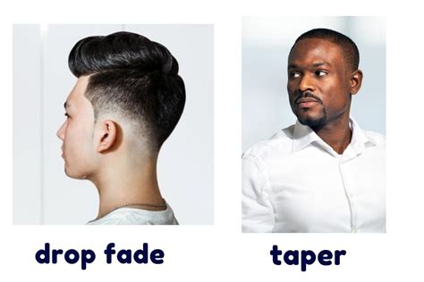 fade vs taper|taper fade vs drop.